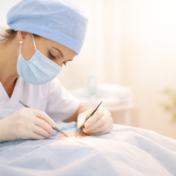 darinių šalinimas chirurginiu būdu