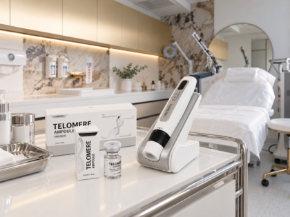 THESERA TELOMERE × BOOSTER PEN - odos ilgaamžiškumui ir jaunatviškai išvaizdai